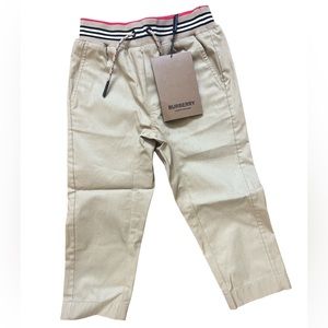 BRAND NEW WITH TAGS KIDS BURBERRY KHAKI PANTS